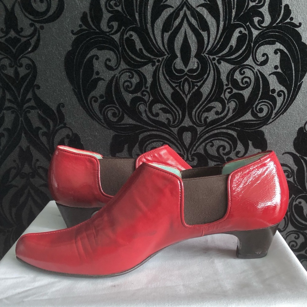 Stefi Talman Patent red shoes